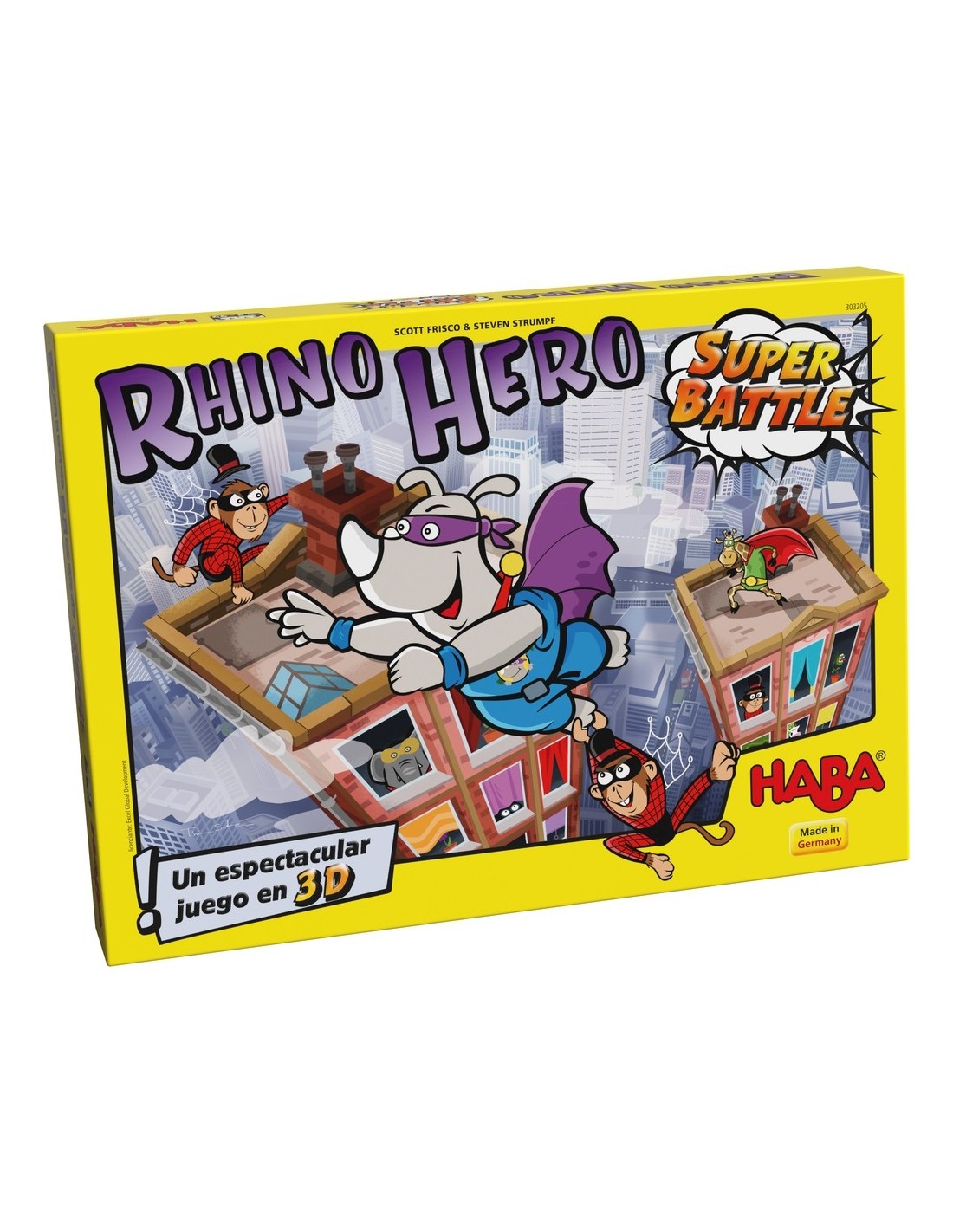 Rhino Hero Super Battle Juego de Mesa en Español