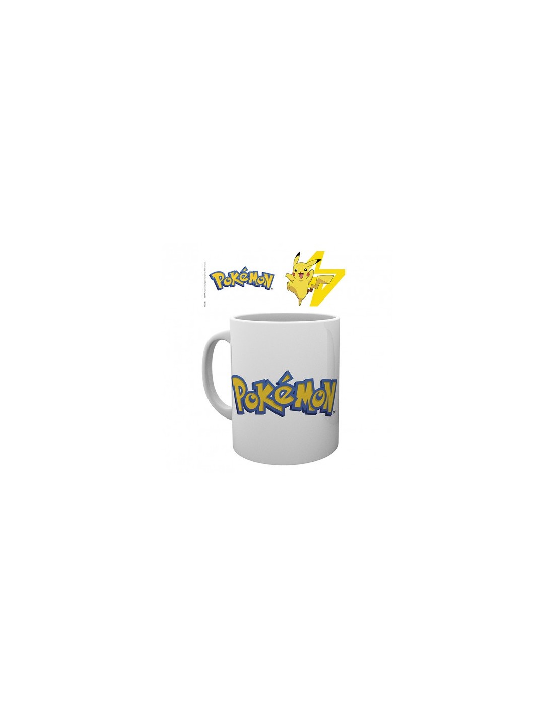 Taza 320 ml abysse pokemon logo & pikachu